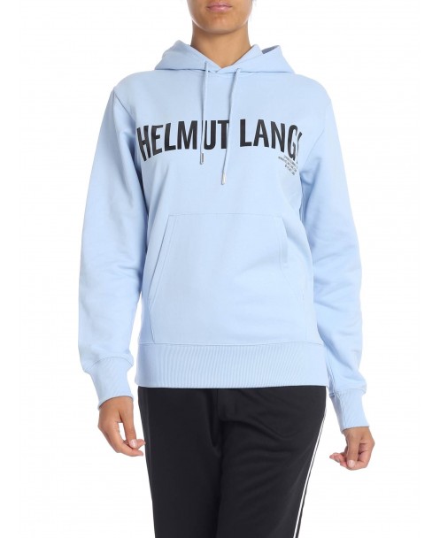 helmut lang blue hoodie